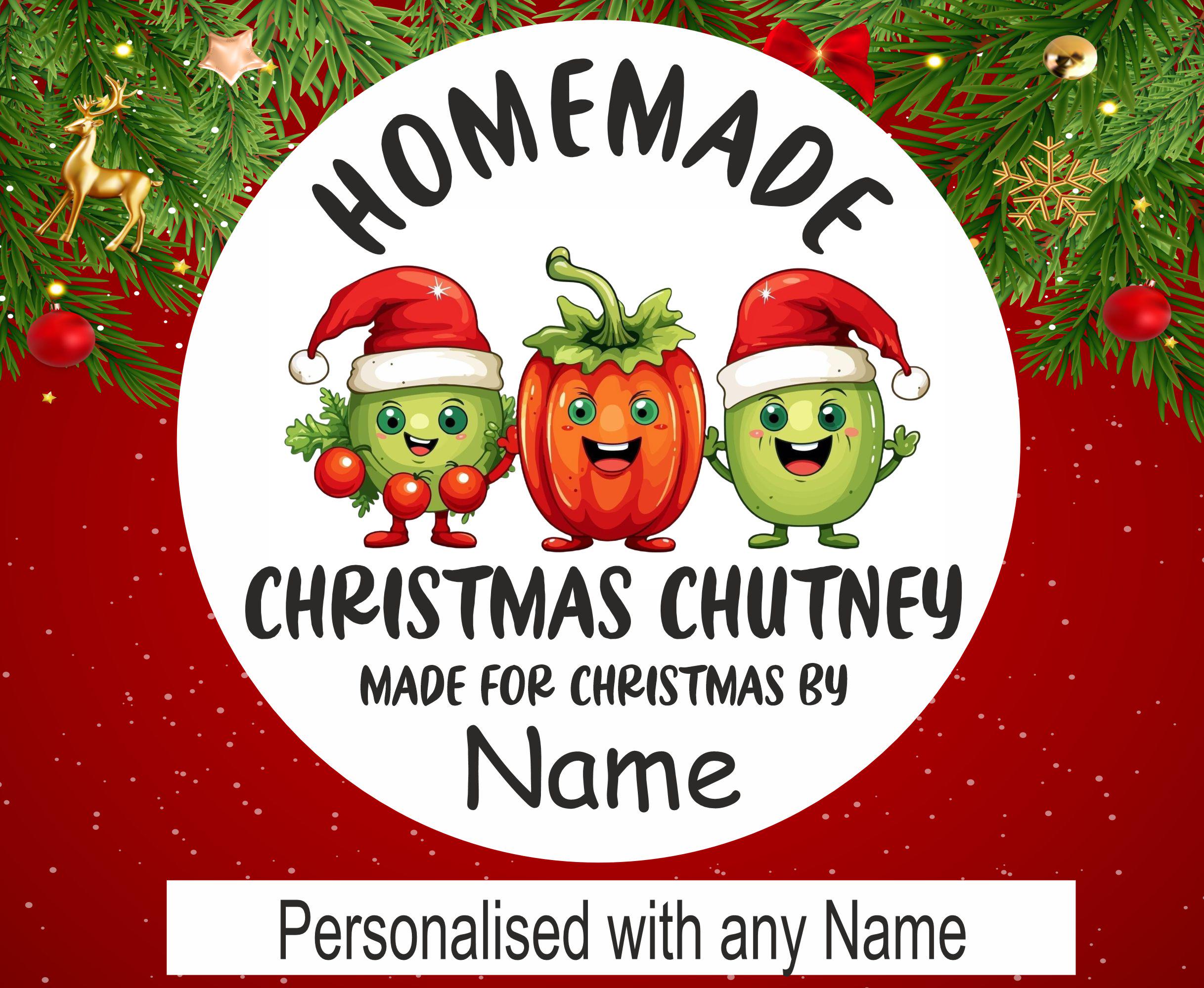 Printable Chutney Labels