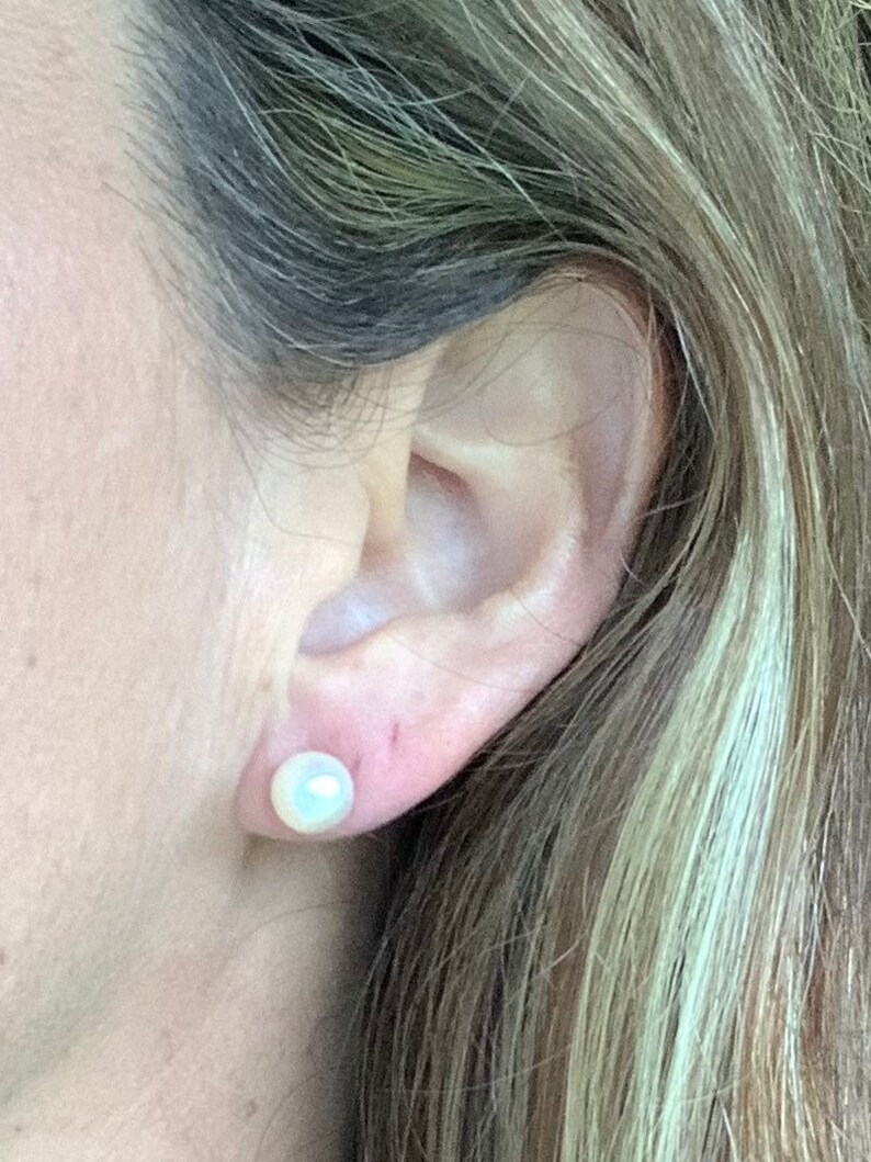 Vintage 14K Gold Flower Earring Jackets With Pearl Stud Etsy