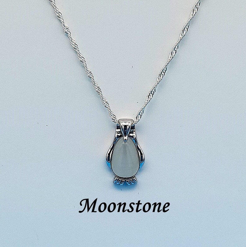 Personalisable penguin themed Valentines gift box Love on the Rocks with choice of beautiful penguin pendants