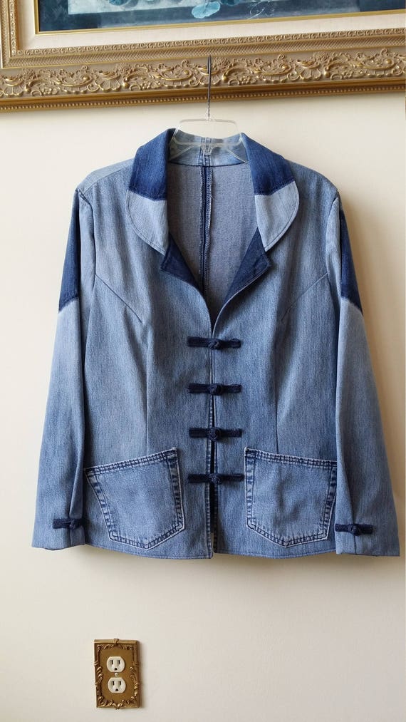 denim jacket size 14