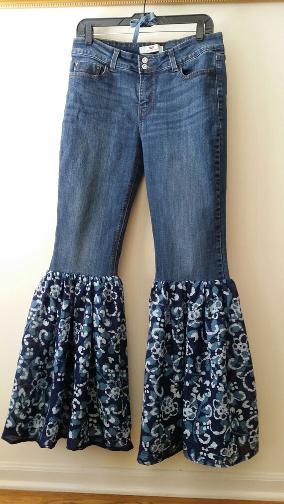 levi's ruffle jeans