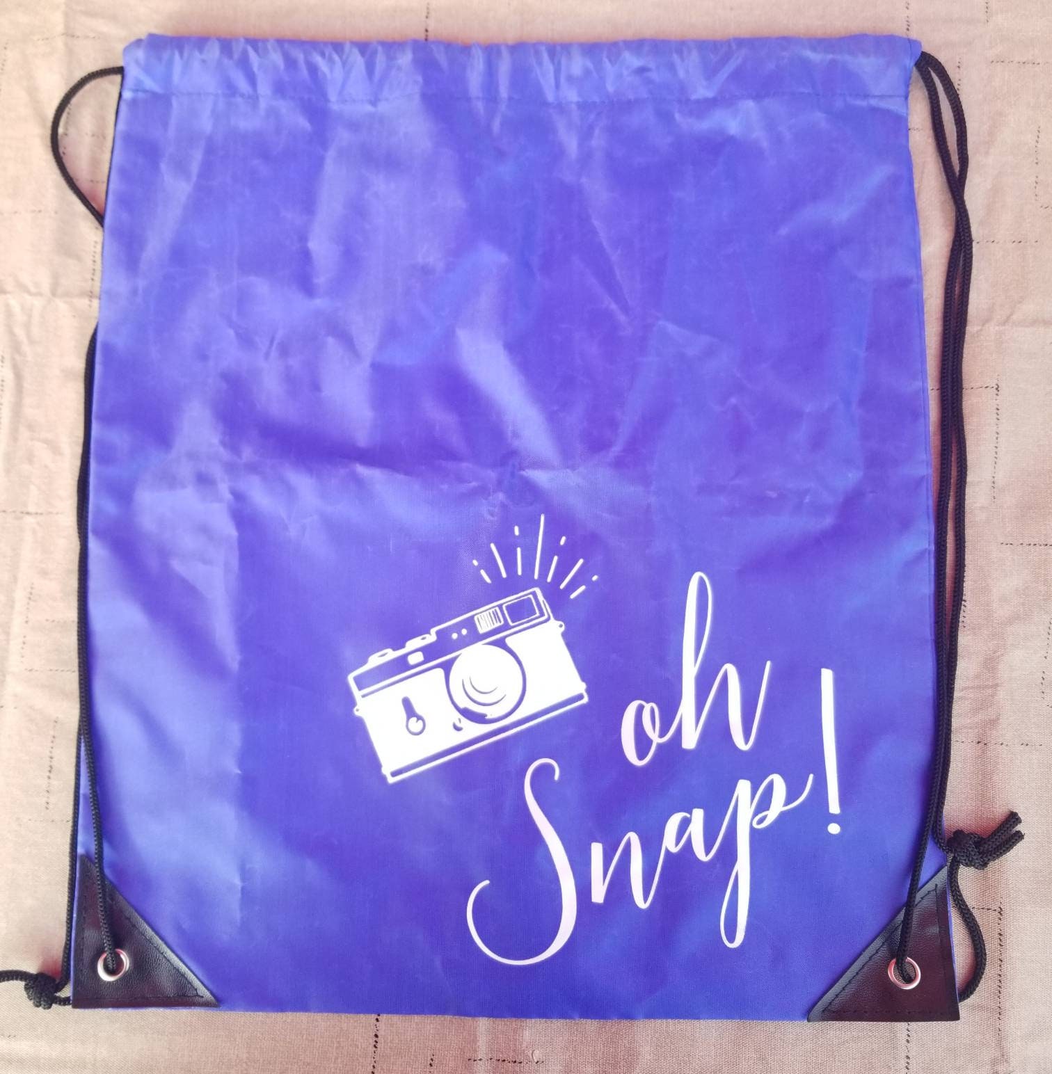 clear string backpack