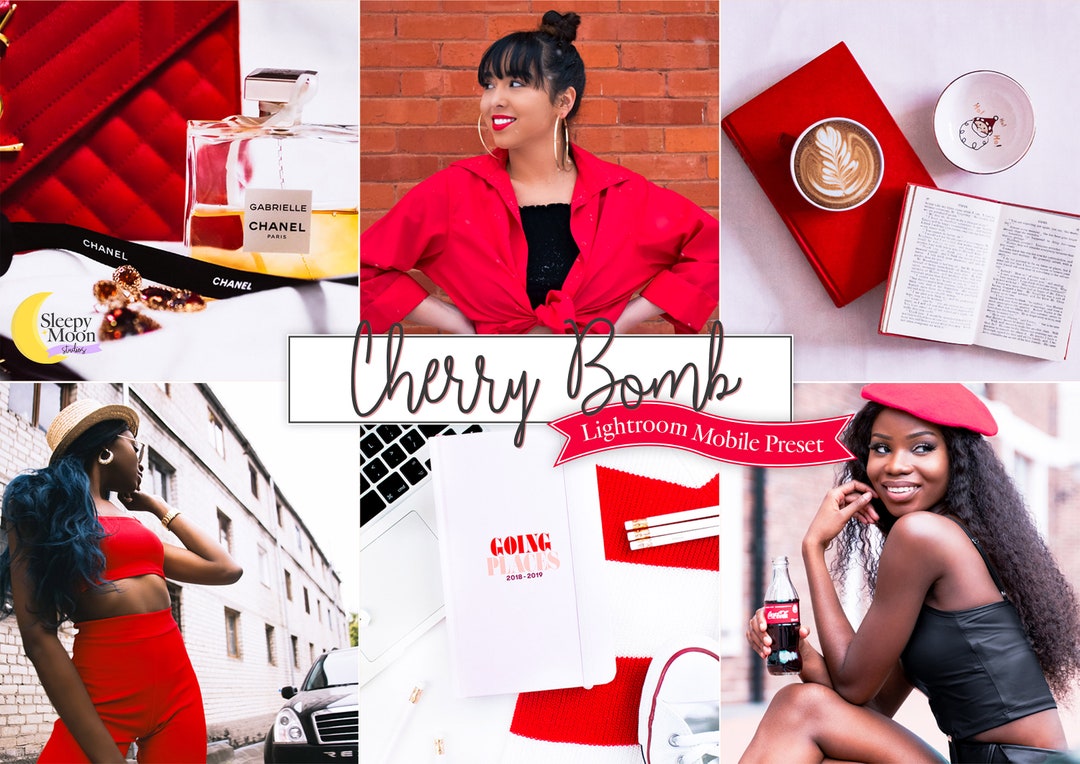 1 Mobile Lightroom Preset / Cherry Bomb Instagram Mobile Etsy