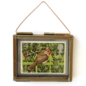 Robin Gifts - When Robins Appear - Bereavement Gifts - Christmas Robin - Robin Redbreast Picture - British Bird Art - Letterbox Gifts