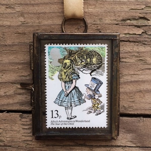 Vintage Alice in Wonderland Decorations Alice in Wonderland Wall Art Alice in Wonderland Decor The Mad Hatter Vintage Gift Ideas image 4