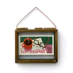Geschenke für Papa von Tochter - Papa Geschenke - Love You Dad - Papa Geburtstagsgeschenk - Opa Geschenk - Philatelist Geschenk - Briefmarkensammeln