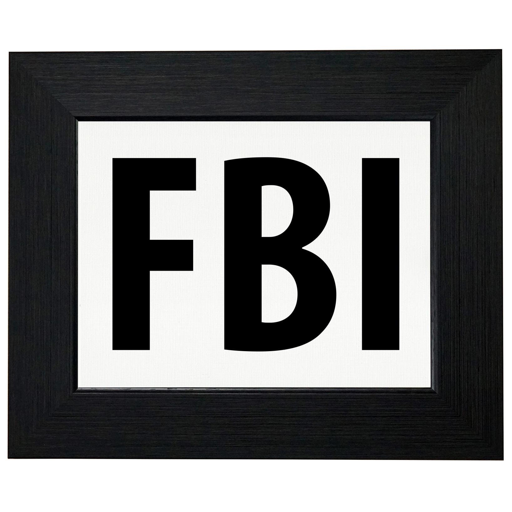 Trendy FBI Large Font Graphic Design Shirt Pillow Frame And Etsy