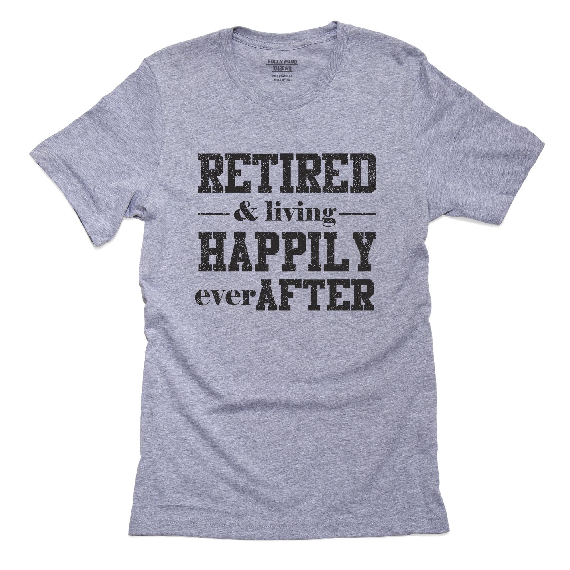 Retirement Shirt Funny Retirement Shirt Retired & Living Etsy