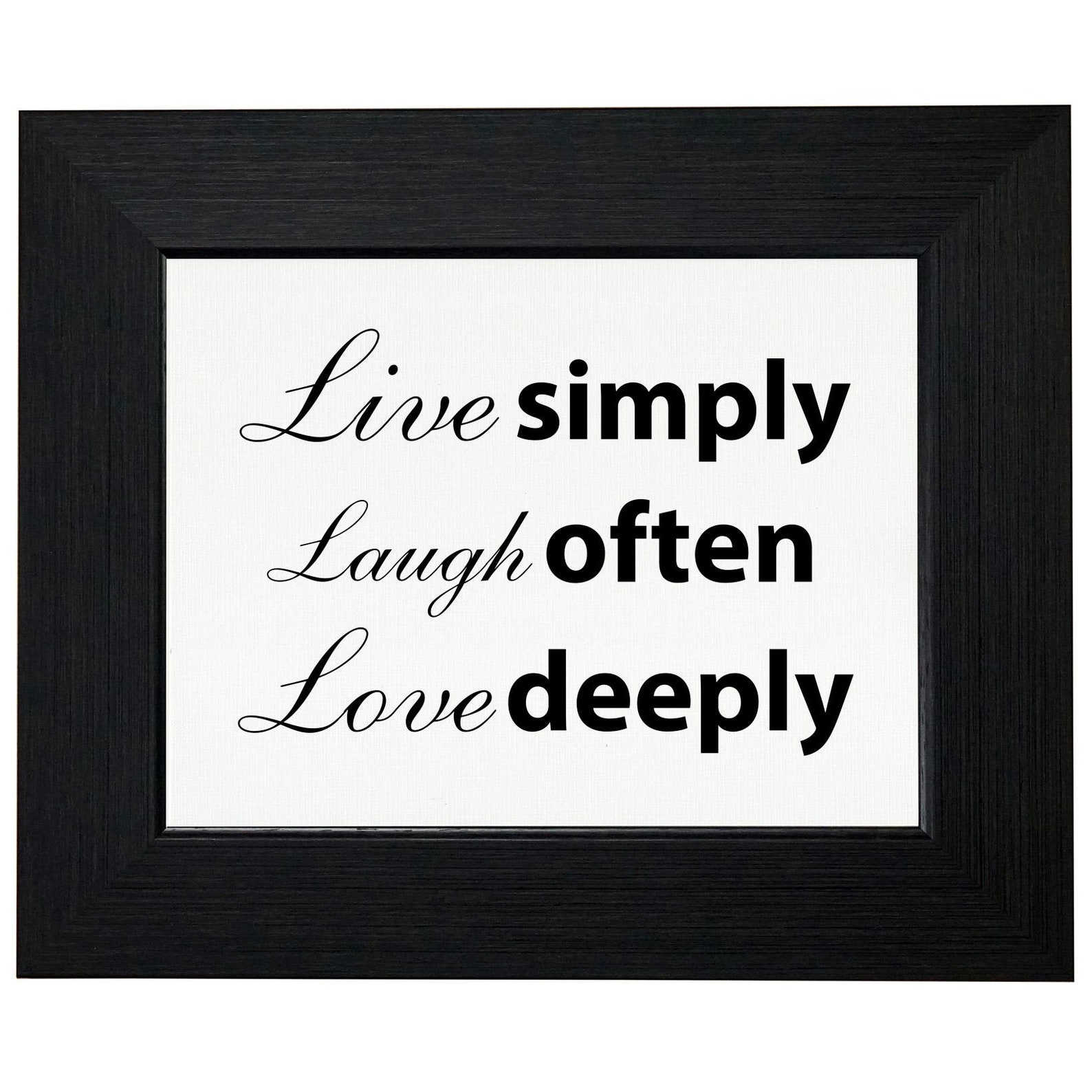Live Simply Laugh Often Love Deeply Shirt Pillow Frame and - Etsy UK