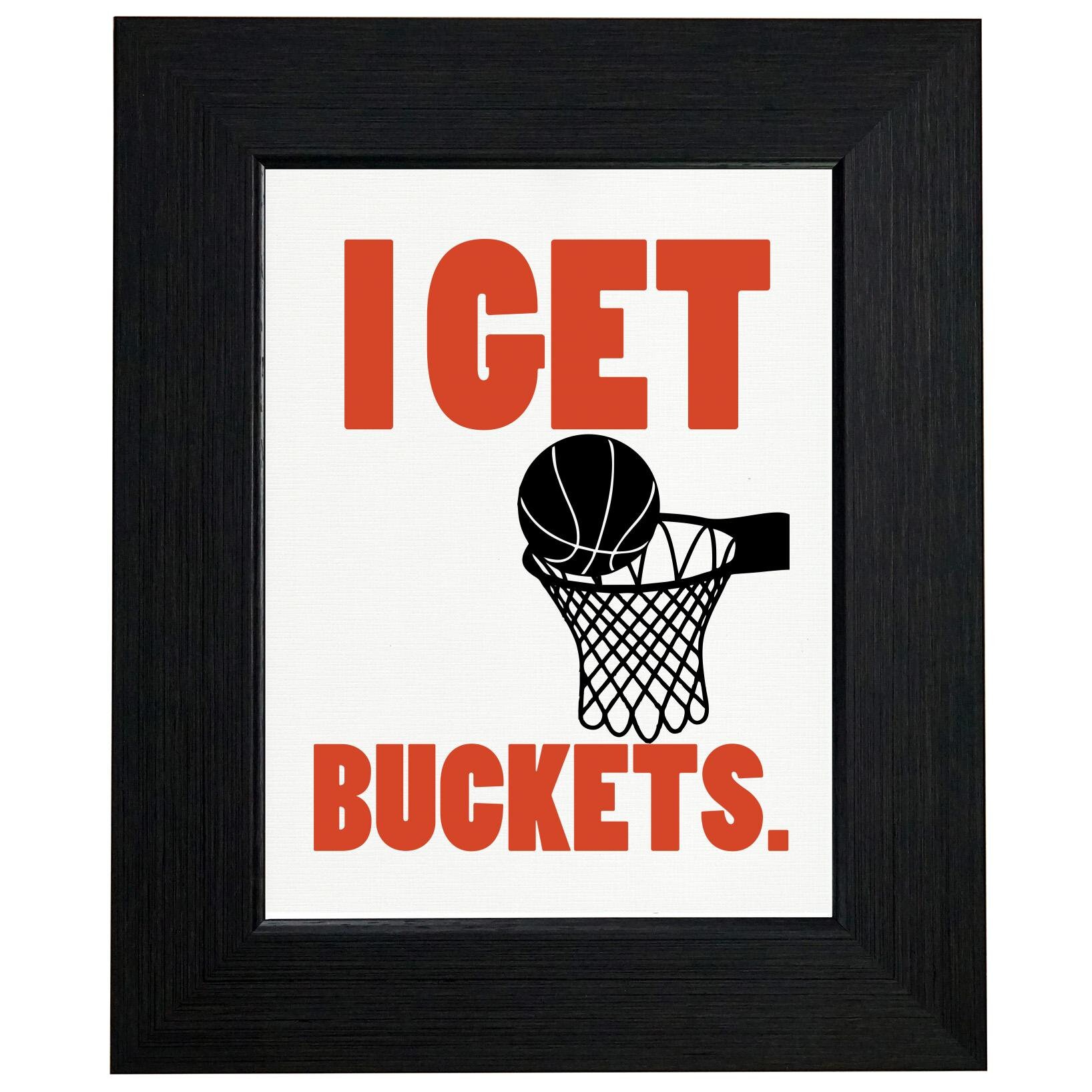 I Get Basketball Buckets Shirt Pillow Frame and Towel Etsy
