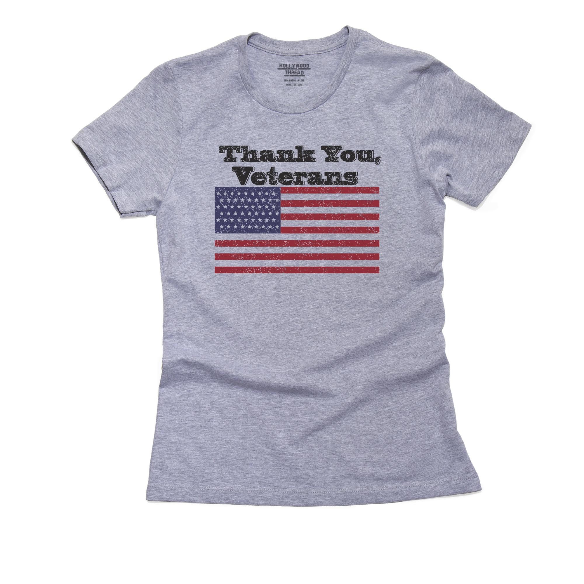 Thank You Veterans US Flag Military Troop Support Shirt | Etsy