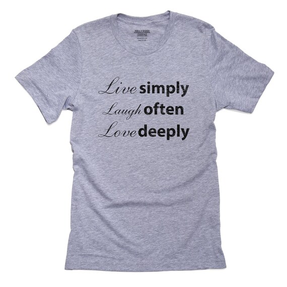 t shirt live simply