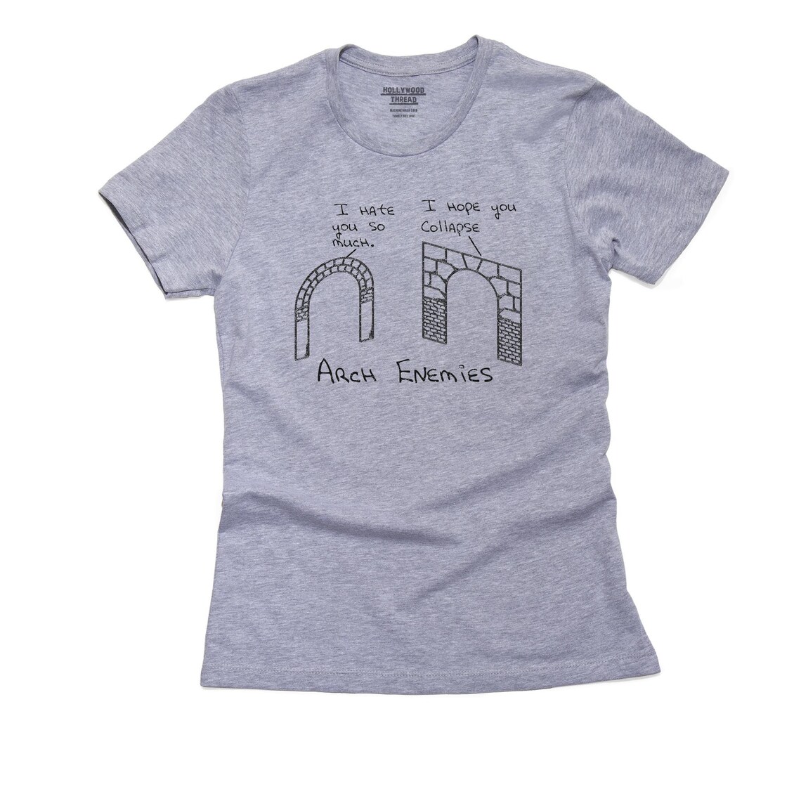 Arch Enemies Pun Arches Talking Don't Like Each Other Etsy