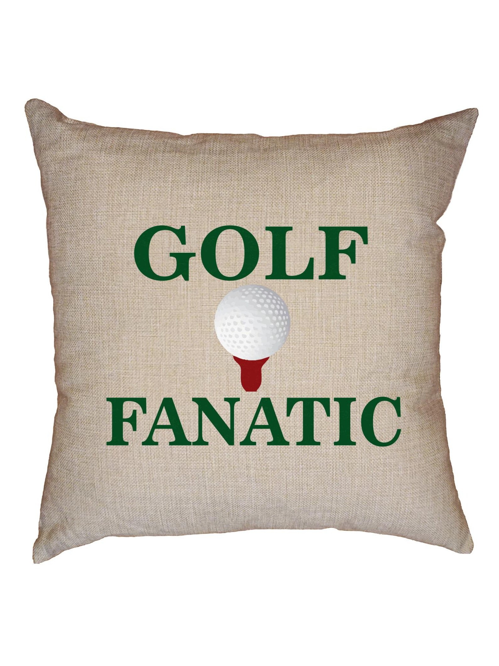 Golf Fanatic Grass Green Large Print With Golf Ball Shirt Etsy