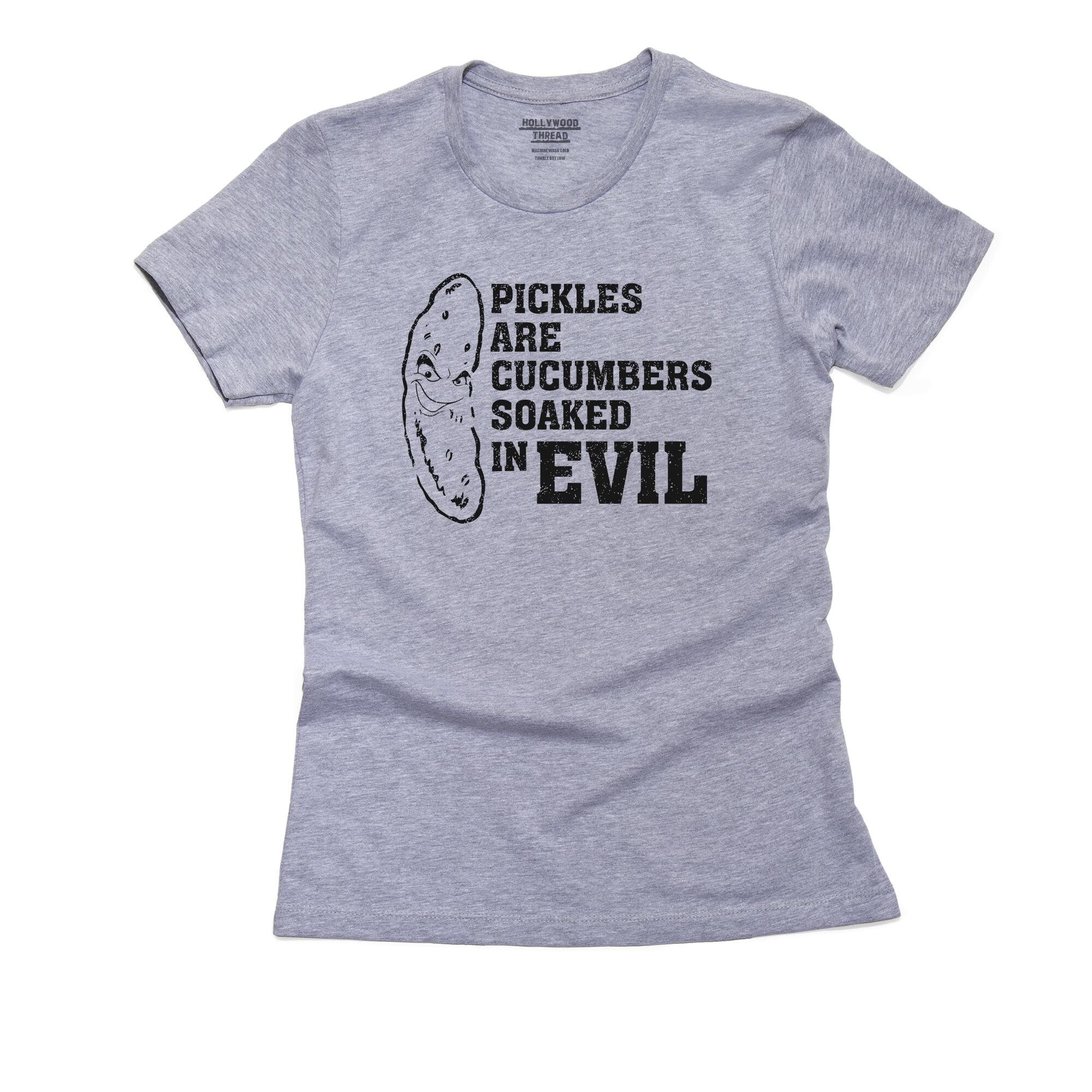 Pickles Are Cucumbers Soaked in Evil Funny Shirt Pillow Etsy