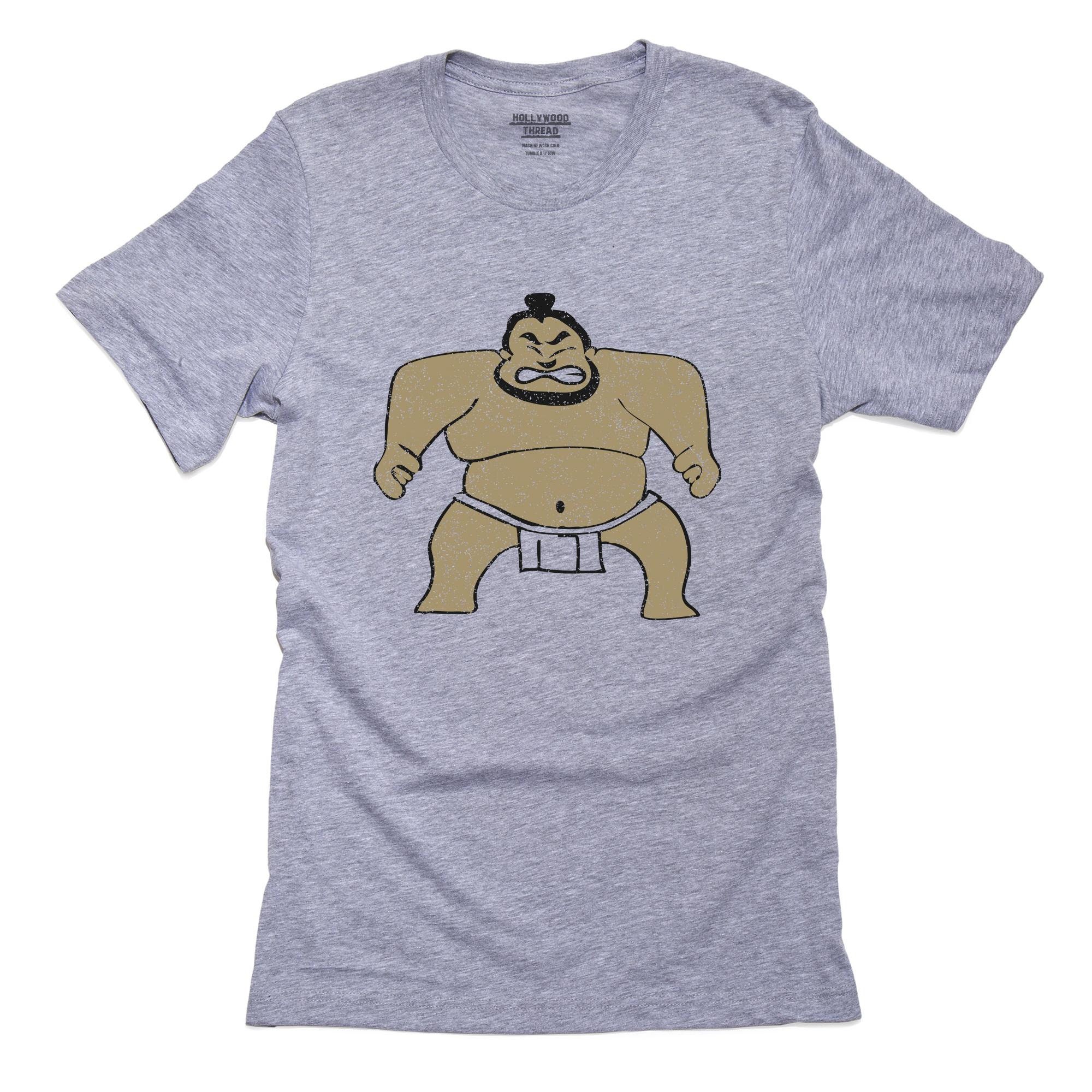 Cartoon Japanese Sumo Wrestler Awesome Graphic Shirt | Etsy