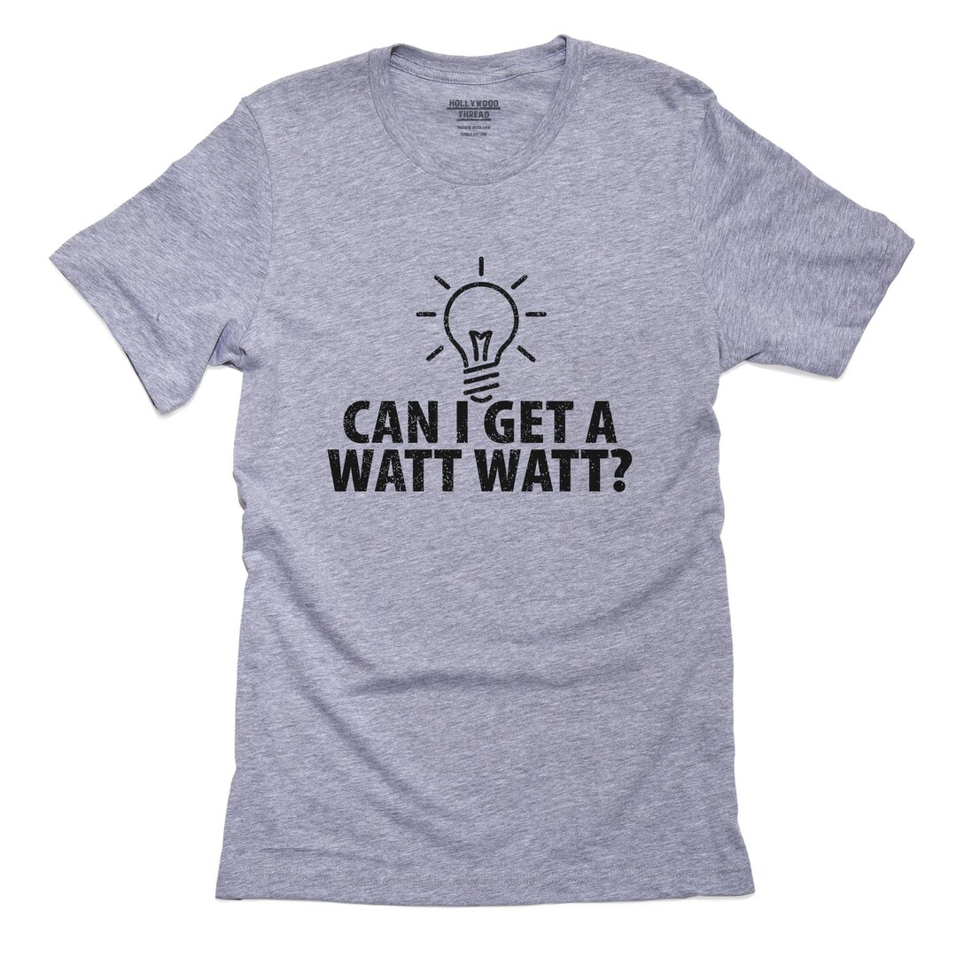 Can I Get a Watt Watt Electrician Humor Shirt Pillow or Etsy
