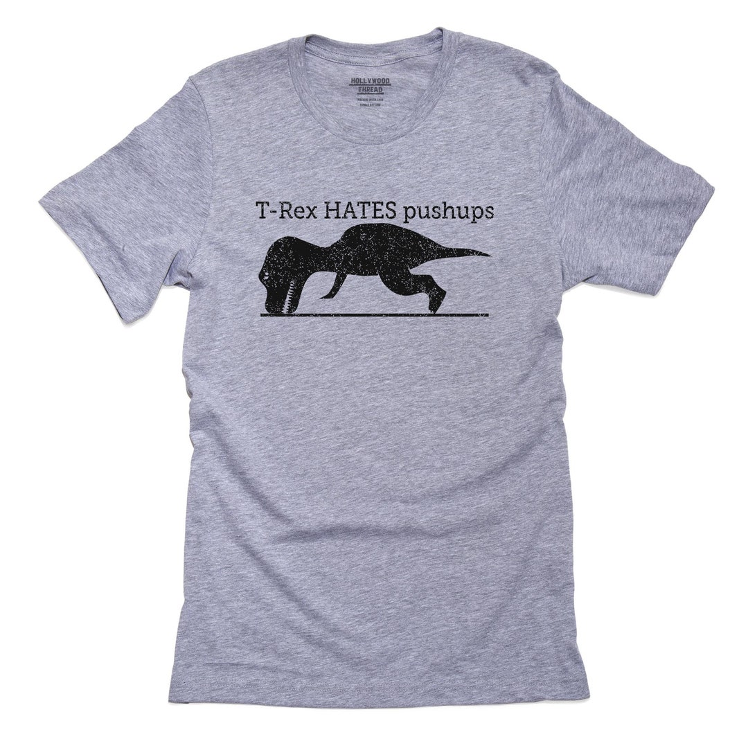 Hilarious Dinosaur T-rex Hates Push-ups Shirt Pillow or Towel - Etsy