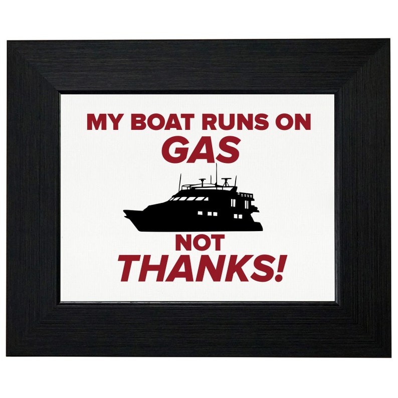 Hilarious My Boat Runs on Gas Not Thanks Marine Shirt Pillow Etsy