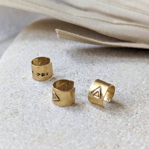Bague d'oreilles ethnique en laiton