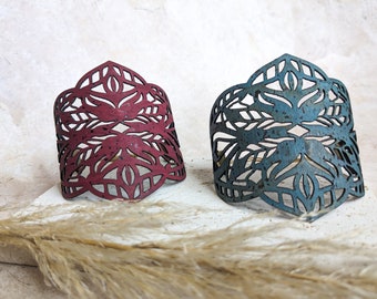 Cork bracelet, vegetable leather, lace bracelet