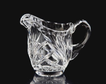 Gorham Cherrywood Creamer, elegante lattiera vintage in cristallo, Germania