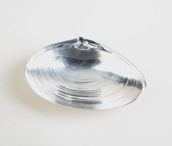 Wallace Sterling Silver Clam Shell Footed Dish #393 Vintage - Etsy