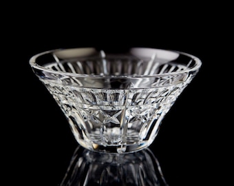 Waterford Welcome Round Bowl 8" Elegant Vintage Crystal Signed