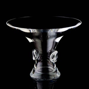 Steuben Bouquet Vase #7985 Vintage Crystal Signed