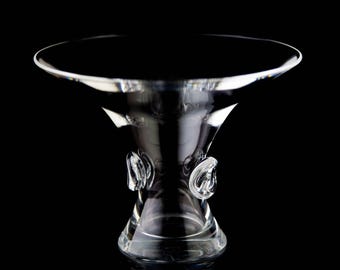 ヴィンテージ スチューベンガラス クリア カンパーニャフォーム 壷型