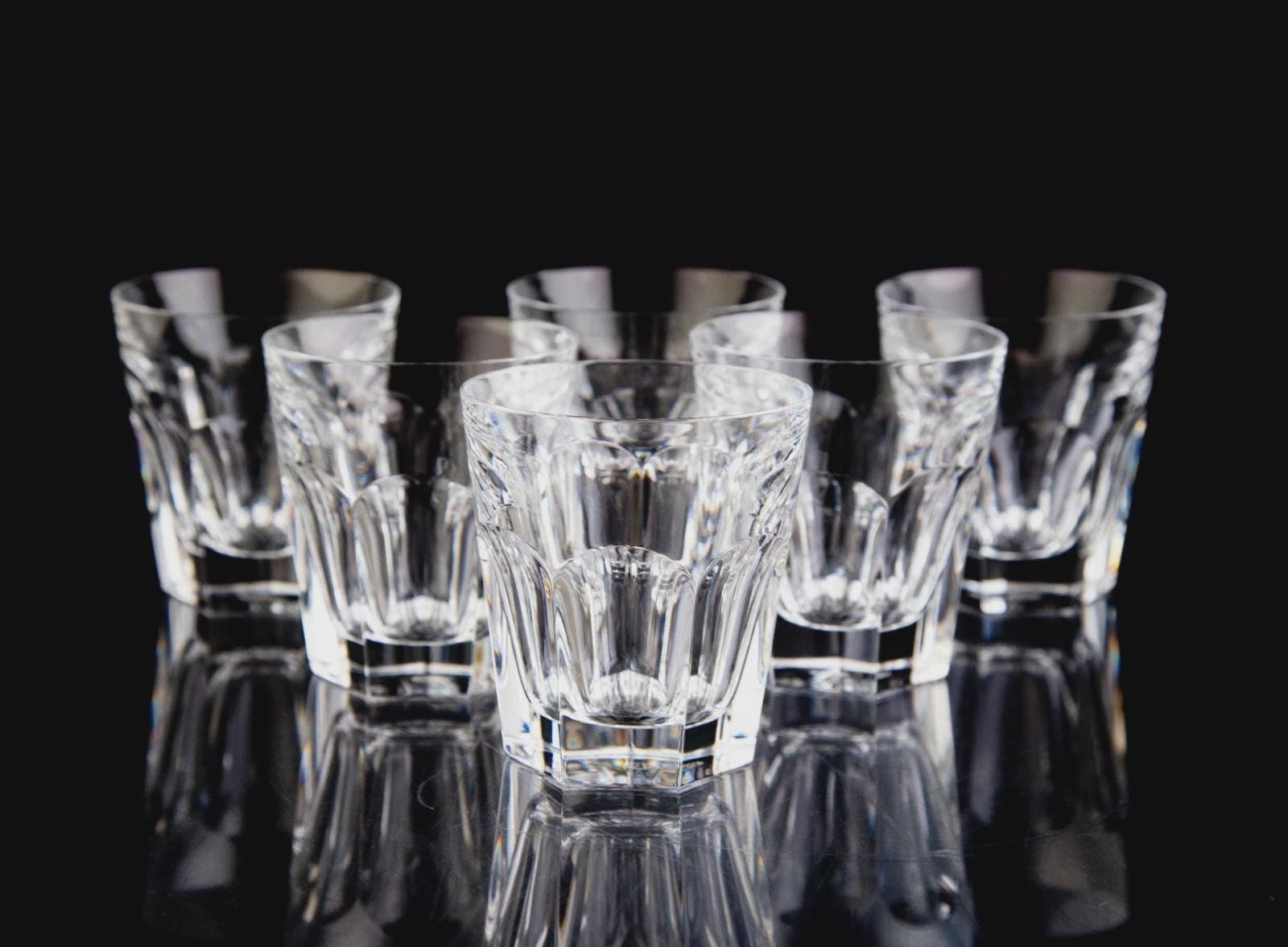 Baccarat Harcourt Versailles Old Fashioned Glasses Set of 6