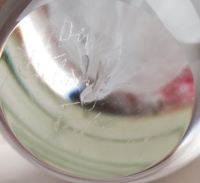 デニス ベランジェ テイラー アート ガラス ヴィンテージ ペーパー