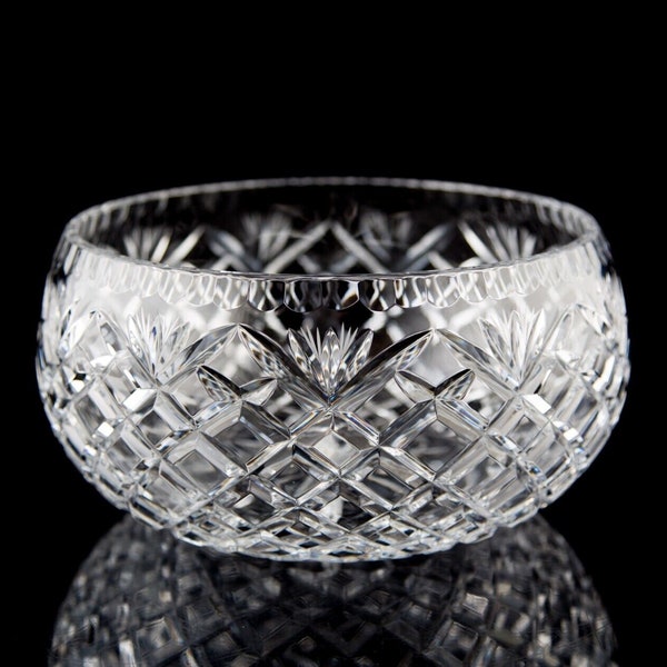 Badash Crystal Oxford Bowl 8.5" Elegant Vintage Cut Glass