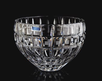 Waterford Quadrata Round Bowl Marquis Collection Vintage Crystal