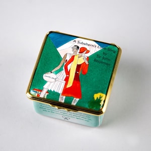 Halcyon Days Sir John Betjeman Enamel Box Limited Edition #58/100 England