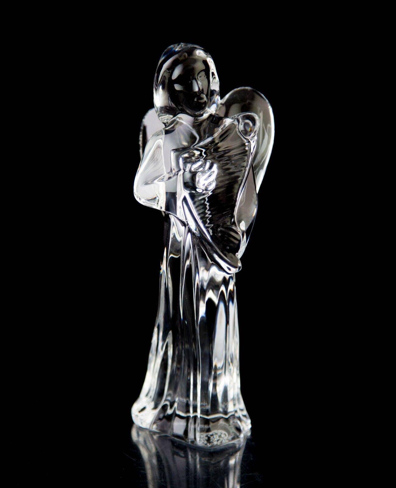 B Baccarat バカラ 天使 ANGEL PRESENTING HEART Baccarat Crystal Triple Heart Paperweight - Clear Decorative