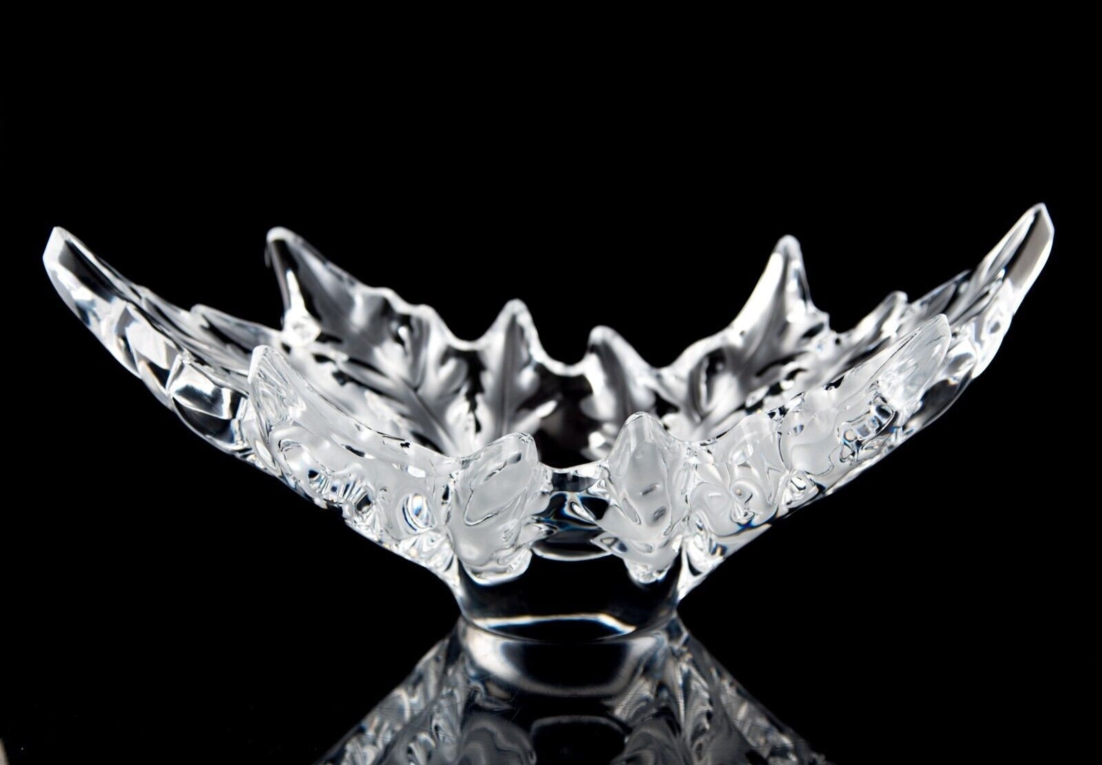 Lalique Champs Elysees Large Oval Centerpiece Bowl 18