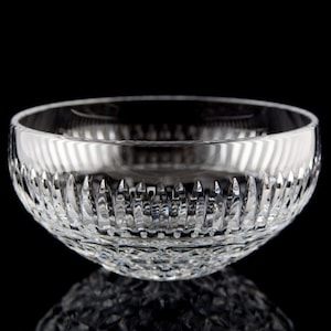 Waterford Round Bowl 9&quot; Elegant Vintage Cut Crystal Signed