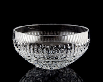 Waterford Round Bowl 9" Elegant Vintage Cut Crystal Signed
