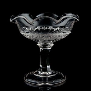 Antique EAPG Imperial Glass 3-in-1 Fancy Diamonds Compote Footed Candy Dish
