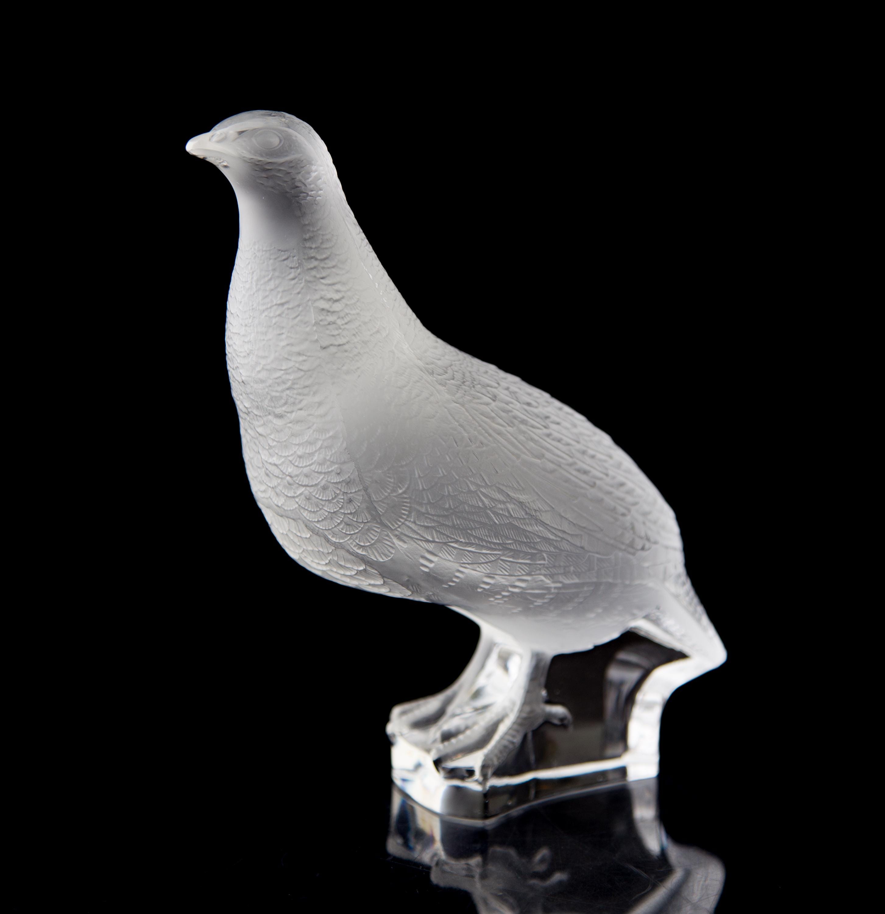 ルネラリックLALIQUE ピンソンPINSON 鳥柄