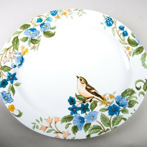 Mikasa Fantasy in Blue Large Oval Serving Platter 15&quot;