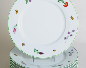 Tiffany & Co. Tiffany Garden Luncheon Plates Set of 6 Vintage