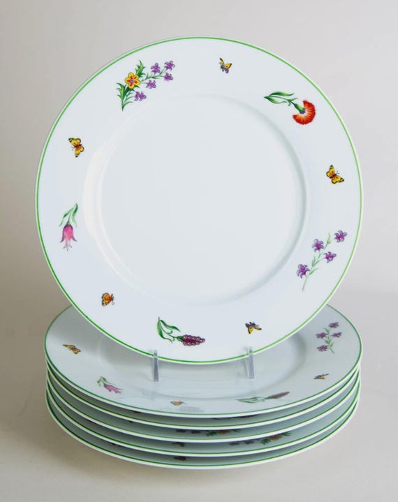 Tiffany & Co. Tiffany Garden Luncheon Plates Set of 6 Vintage
