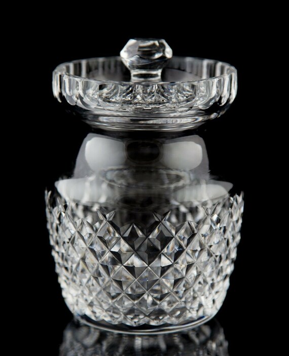 Waterford Alana Preserve Jam Honey Jar & Lid Vintage Cut Etsy