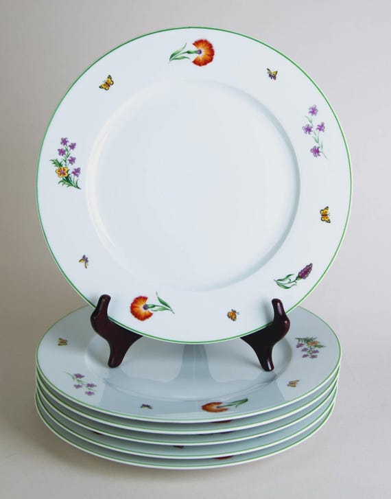 Tiffany & Co. Tiffany Garden Dinner Plates Set of 6 Vintage