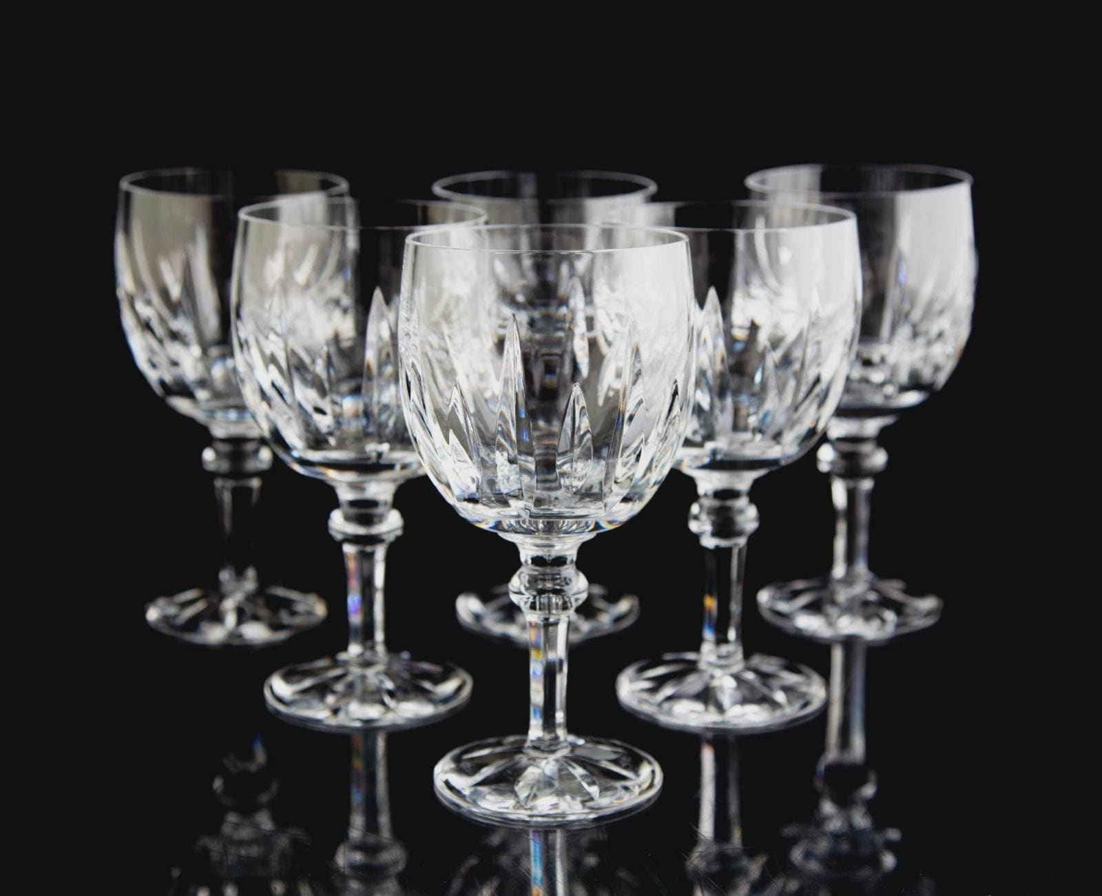 Atlantis crystal wine glasses - Etsy 日本
