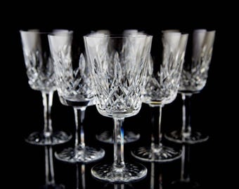 Waterford Lismore Set Of 2 Claret Crystal Glasses - Etsy 日本