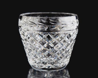 Waterford Glandore Ice Bucket Elegant Vintage Crystal Barware Signed