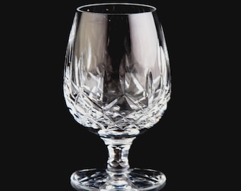 Waterford Lismore Small Brandy Snifter Glass Vintage Barware Signed